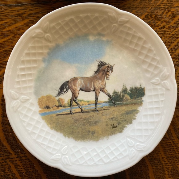 Philippe Deshoulières’s French white Limoges porcelain elegant set 6 horses rare - Picture 3 of 10